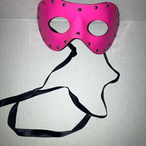Pink Studded Eye Mask